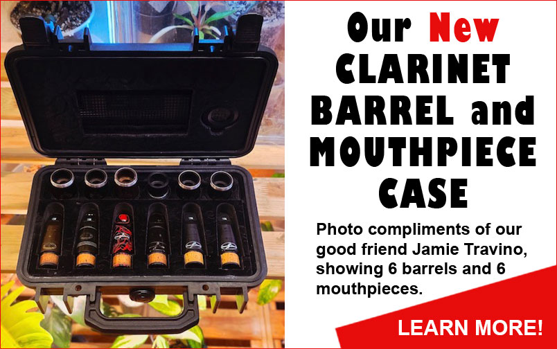 New Clarinet Barrel and Mouthpiece Case ad August 2026